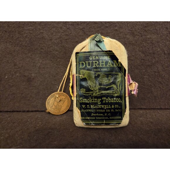 bull durham tobacco pouch Durham | Other | Vintage Geniune Bull Durham Pouch Bag With Tags W T  Blackwell